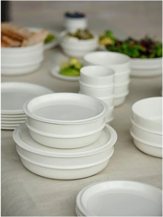 Kremowa porcelanowa miska na zupę 600 ml Eau – Zone