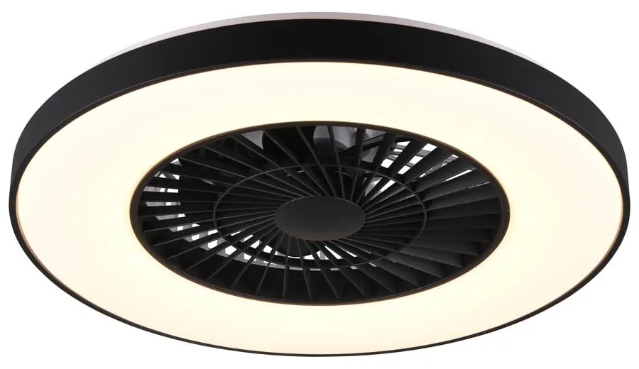 Lampa sufitowa LED w kolorze matowej czerni Halmstad – Trio