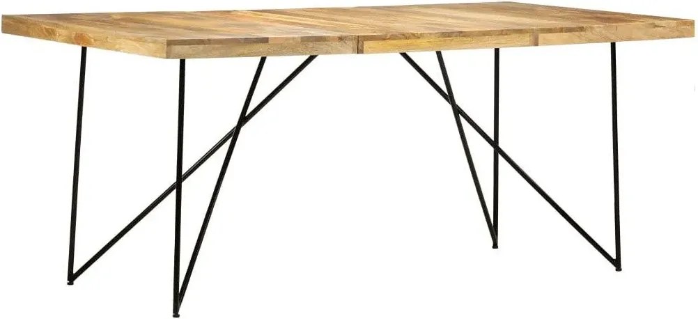 Stół industrialny z drewna mango kolor naturalny C3-G46