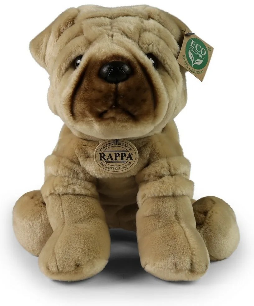Rappa Pluszowy pies Shar pei 30 cm ECO - FRIENDLY