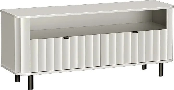 Szafka RTV MODERNO - Biały / 137 cm