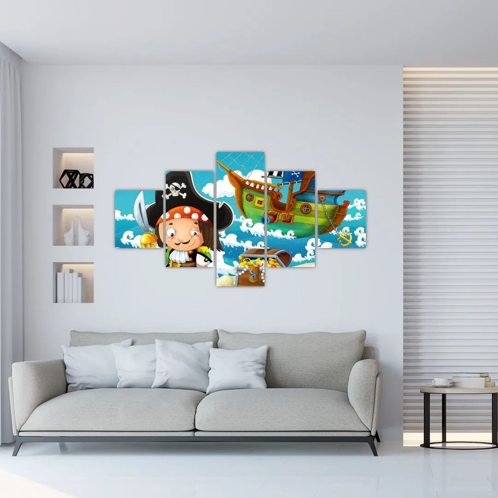 Obraz - Skarb piratów (125x70 cm)