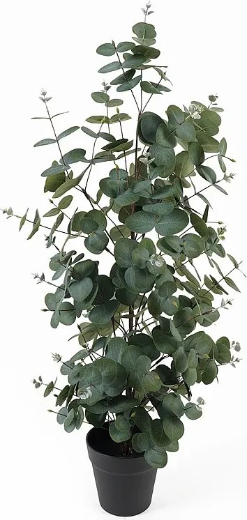 Sztuczna roślina Eukaliptus Liść Duży - Zielony