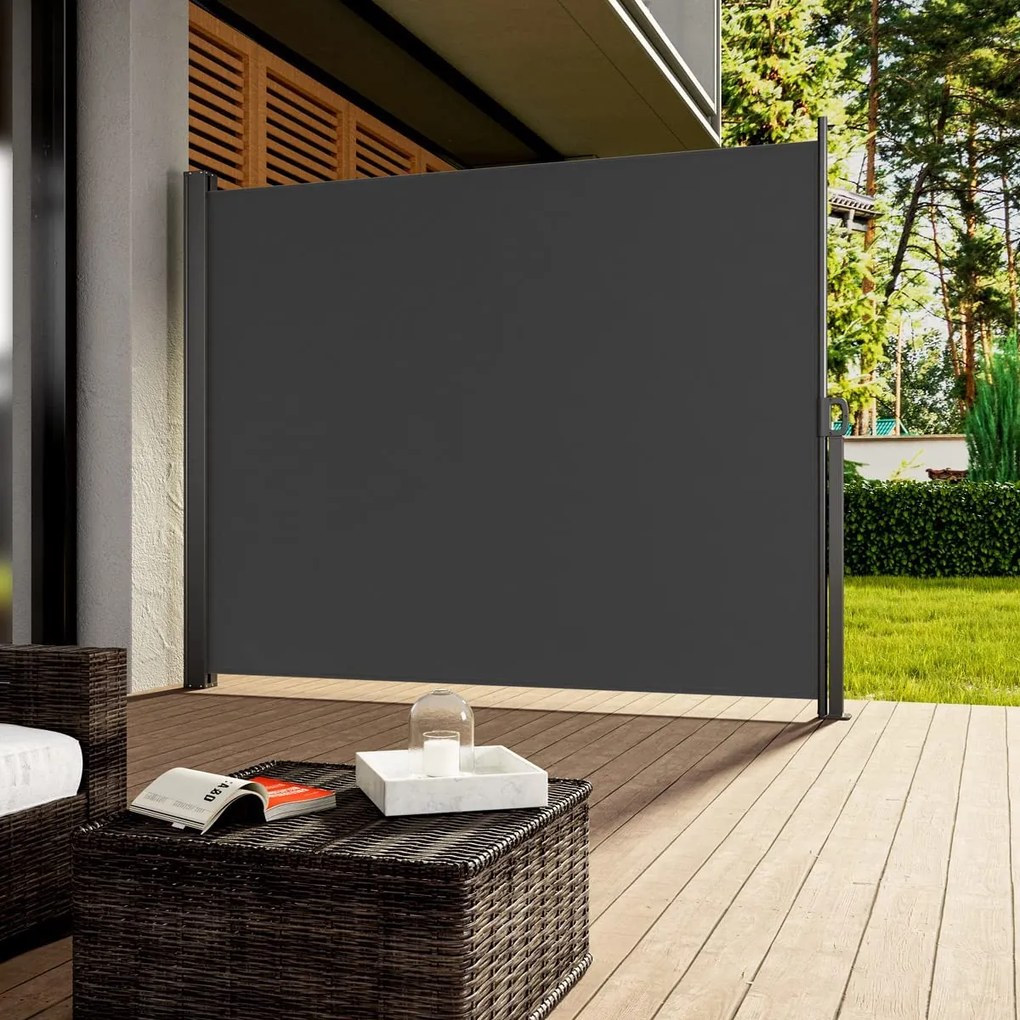 Casaria Boczna markiza NOSARA na taras, 180x300cm, antracyt