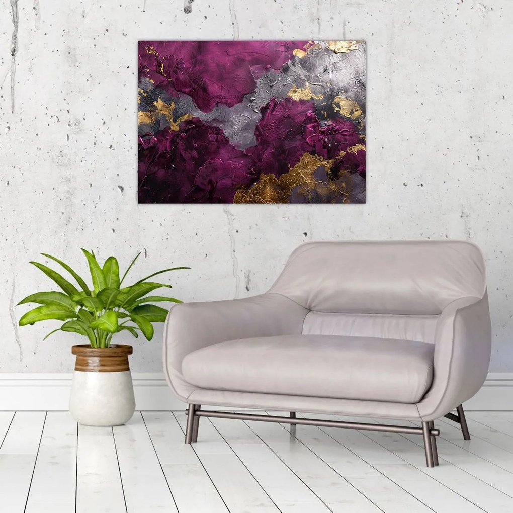 Obraz - Teksturowanie abstrakcji (70x50 cm)