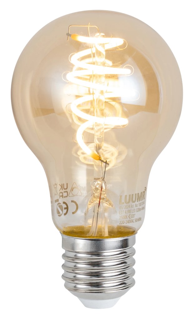 Inteligentna żarówka LED E27 z możliwością ściemniania A60 4,9 W 320 lm 2500 K Zigbee