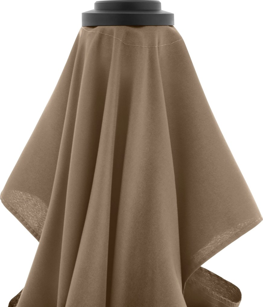 Doppler LIFE parasol ogrodowy 305 cm brązowy