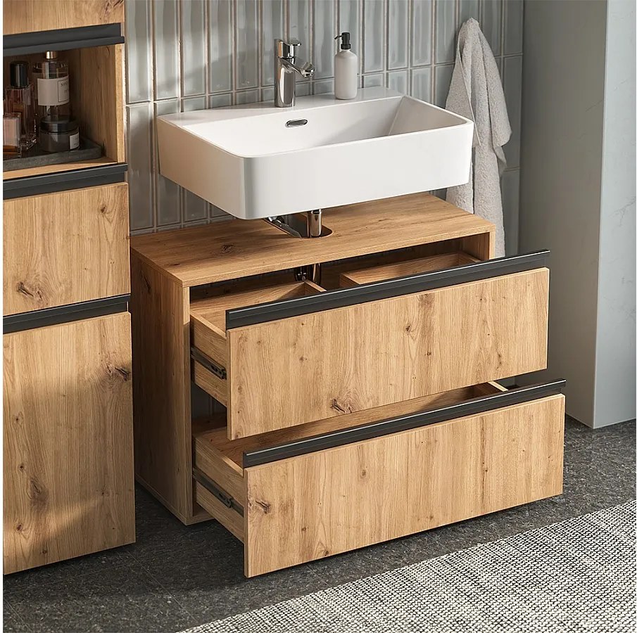 Szafka na wannę rzemieślnik 80x35x58 torren