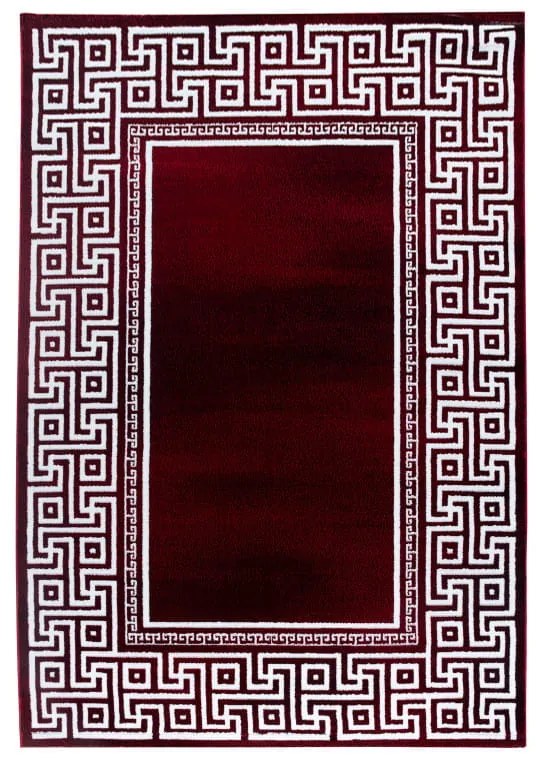 Dywan nowoczesny Parma klasyczny czerwono-kremowy 160 cm x 230 cm
