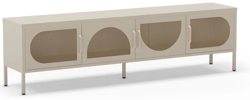 Kremowa szafka pod TV 180x50 cm Tayra – Marckeric