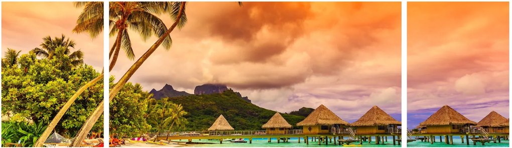 Obraz - Bora Bora Island (170x50 cm)