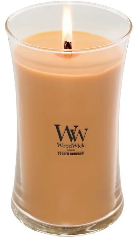 WoodWick Świeca zapachowa w dużym wazonie GoldenBourbon, 609 g