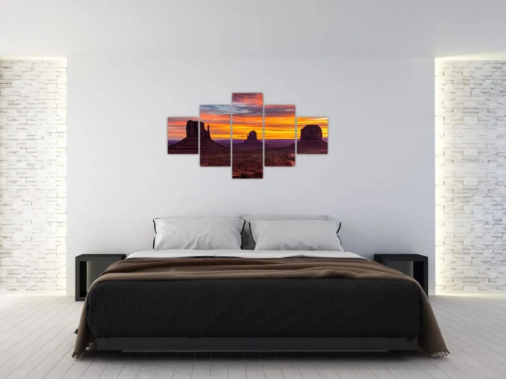 Obraz - Monument Valley v Arizonie (125x70 cm)