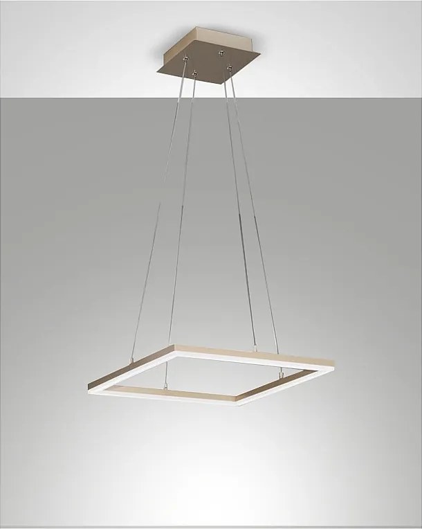 Lampa sufitowa wisząca LED BARD 39W 3394-40-225 matowe złoto Fabas Luce