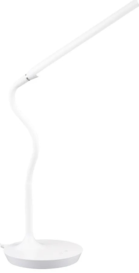 Biała lampa stołowa LED (wys. 38 cm) Toro – Trio