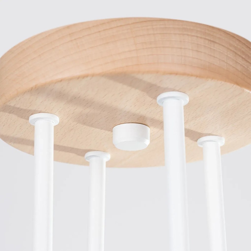 Żyrandol TIMBO 4 biały SOLLUX LIGHTING