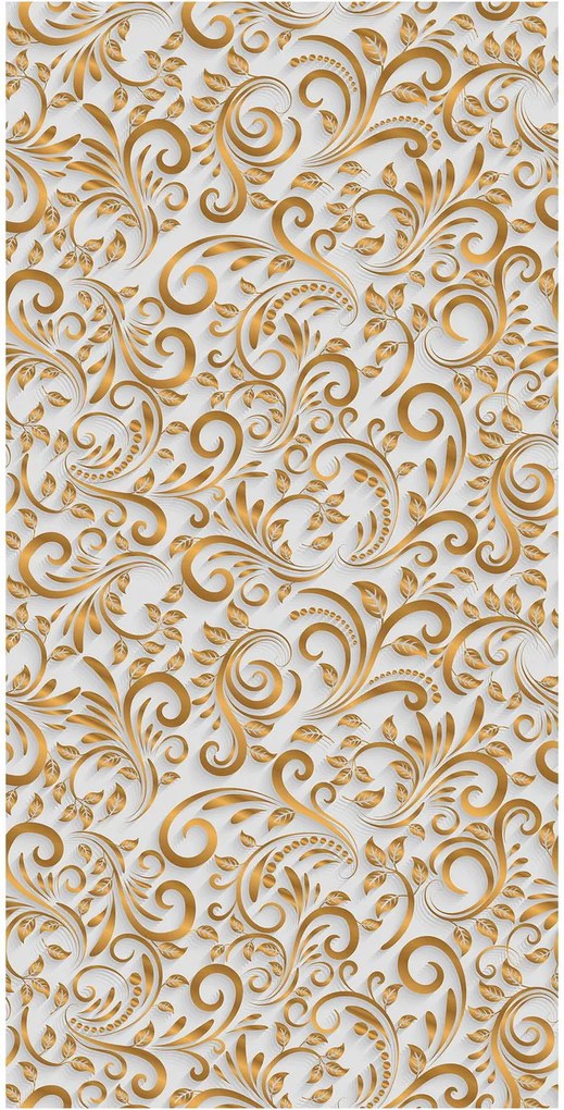 Tapeta - 3D ornamenty, białe