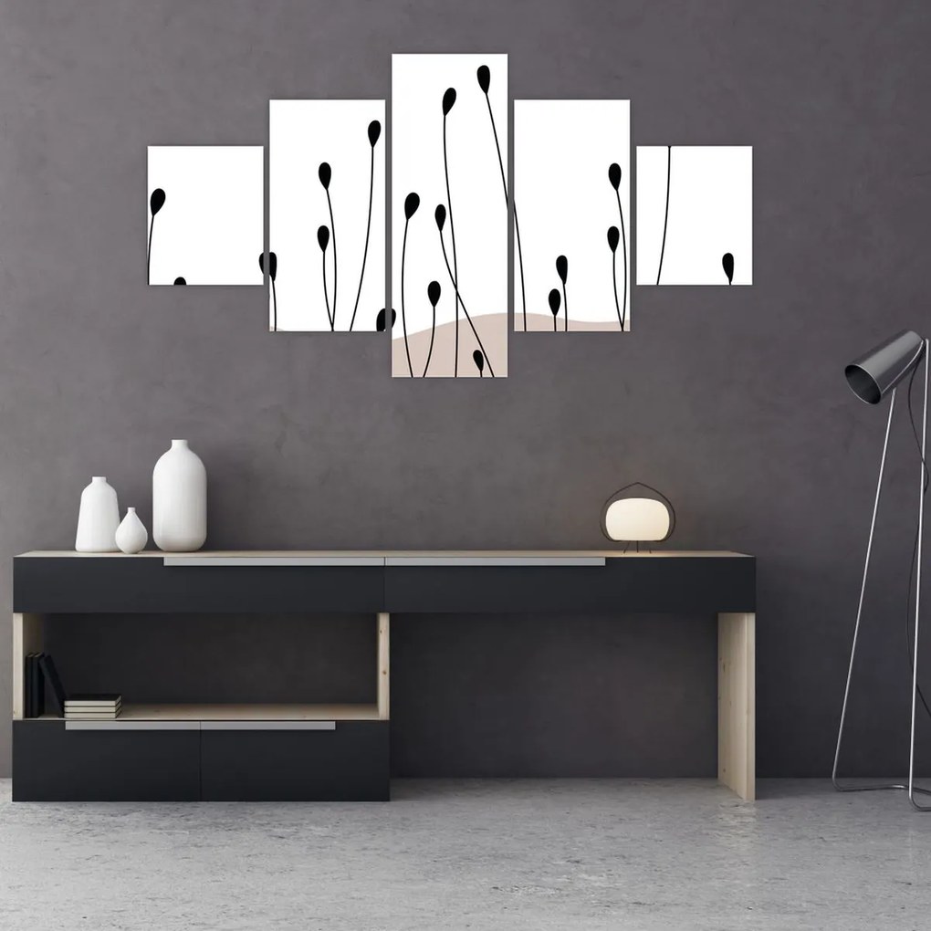 Obraz - Łąka graficzna N⁰1 (125x70 cm)