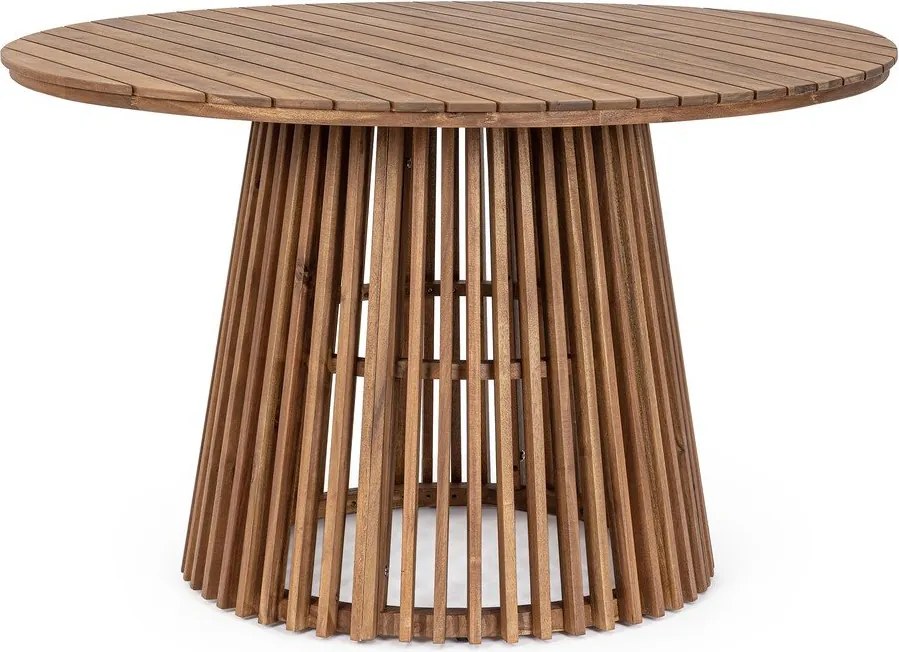 Okrągły stół ogrodowy z litego drewna akacjowego ø 120 cm Rodano – Bizzotto