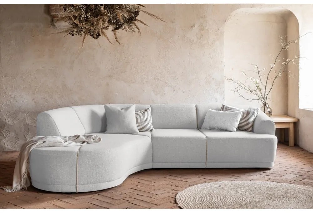 Biały narożnik (lewostronny) Bella Siena – Miuform