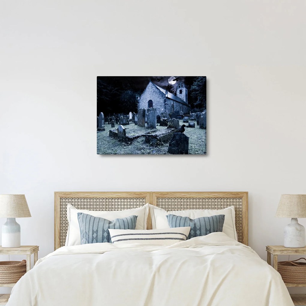Obraz - Ciemna noc (70x50 cm)