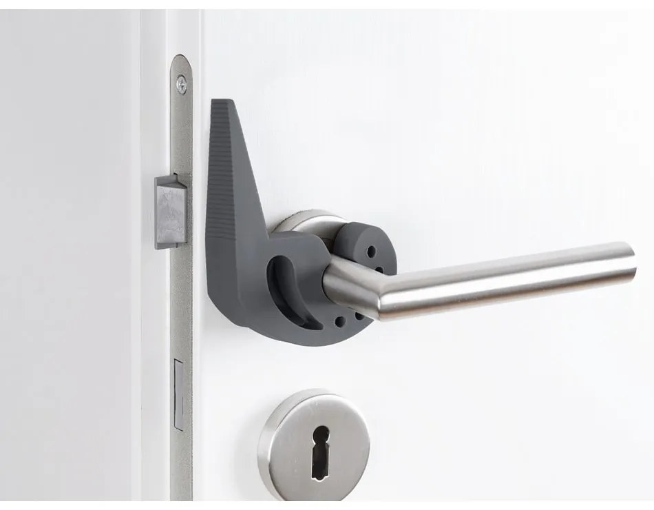 Ciemnoszary stoper do drzwi i okien Wenko Multi-STOP®