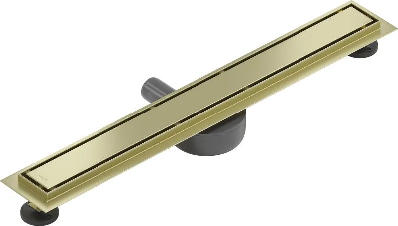 Mexen Flat 360° M13 odpływ liniowy obrotowy 2w1 70 cm, złoty szczotkowany - 1A10070-40