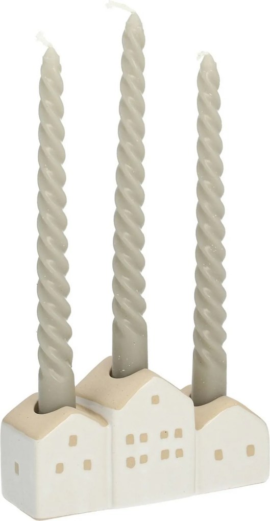 Świecznik Hauses 13x5x7cm white