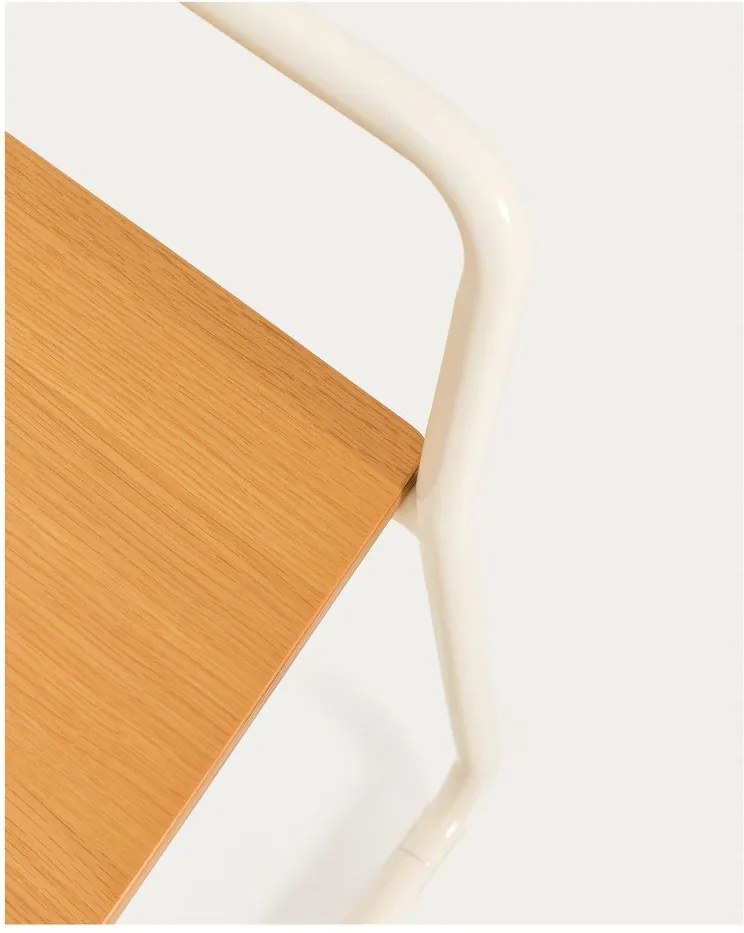 Beżowe metalowe krzesło dziecięce Tinn – Kave Home