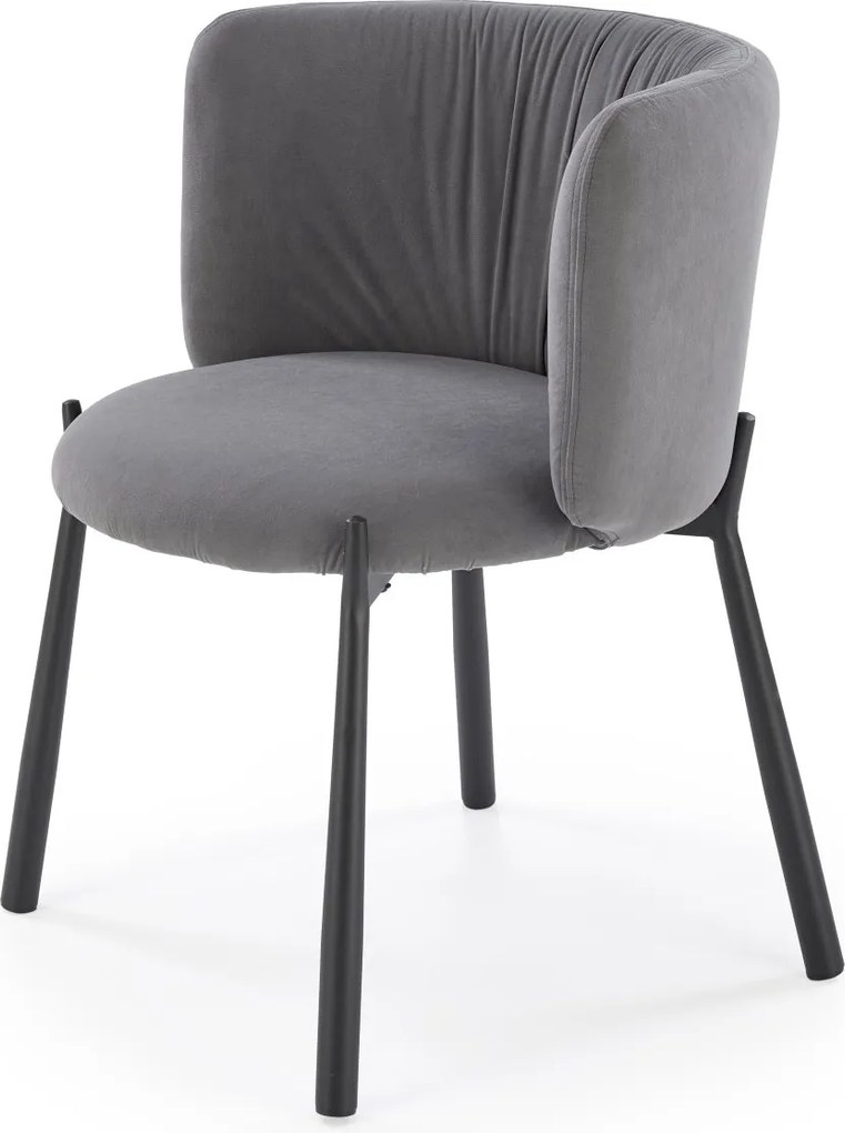 Krzesło do jadalni z kubełkowym oparciem K531 Halmar