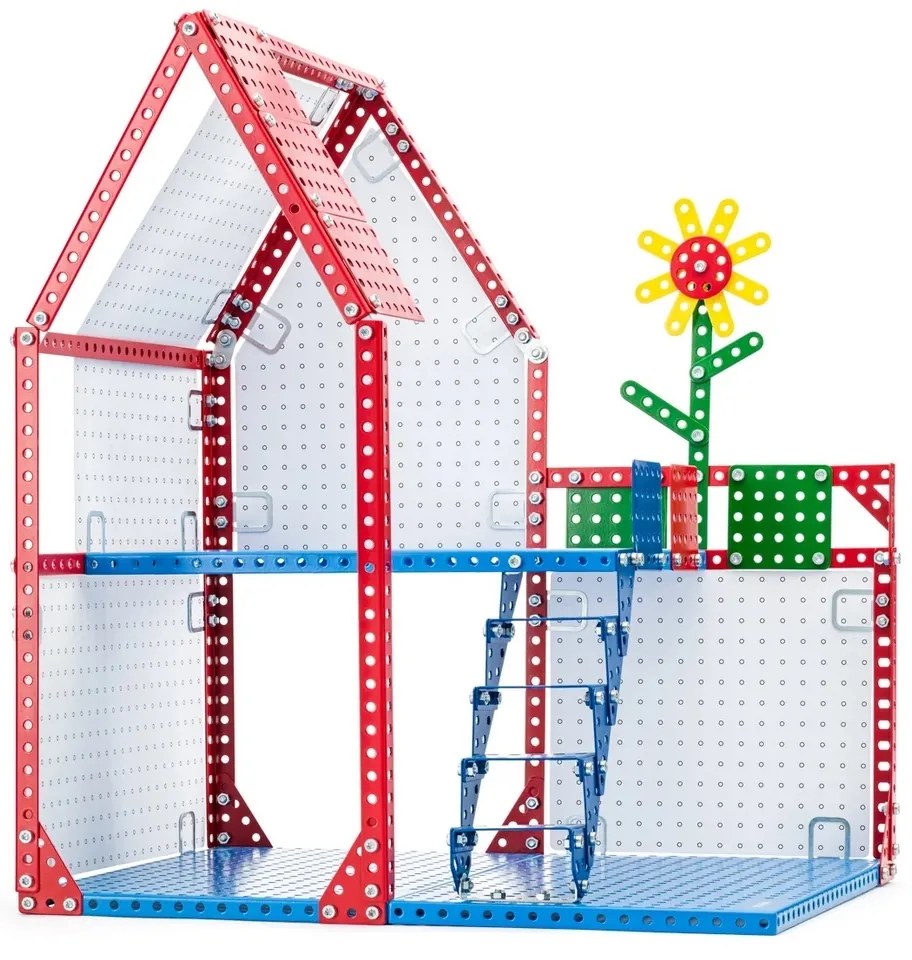Merkur 48001 - Domek dla lalek, 34 x 39 x 25 cm,354 elementów