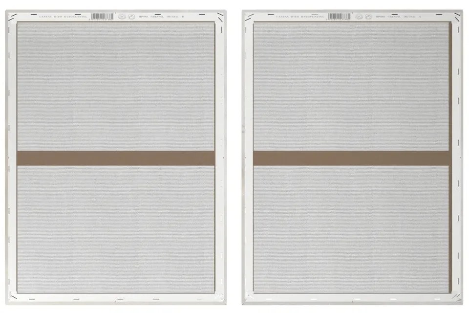 Obrazy z ręcznie malowanymi elementami zestaw 2 szt. 50x70 cm Crystal – Styler