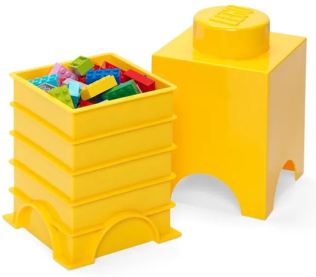 Żółty mały pojemnik LEGO®