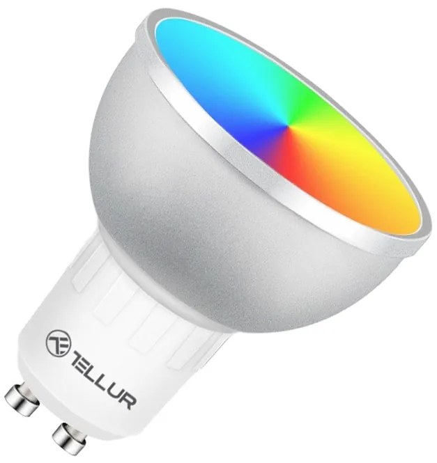 Tellur WiFi Smart żarówka LED GU10, 5 W, ciepła biała