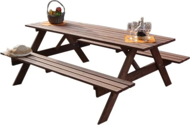 Drewniany zestaw PIKNIK  - 180CM