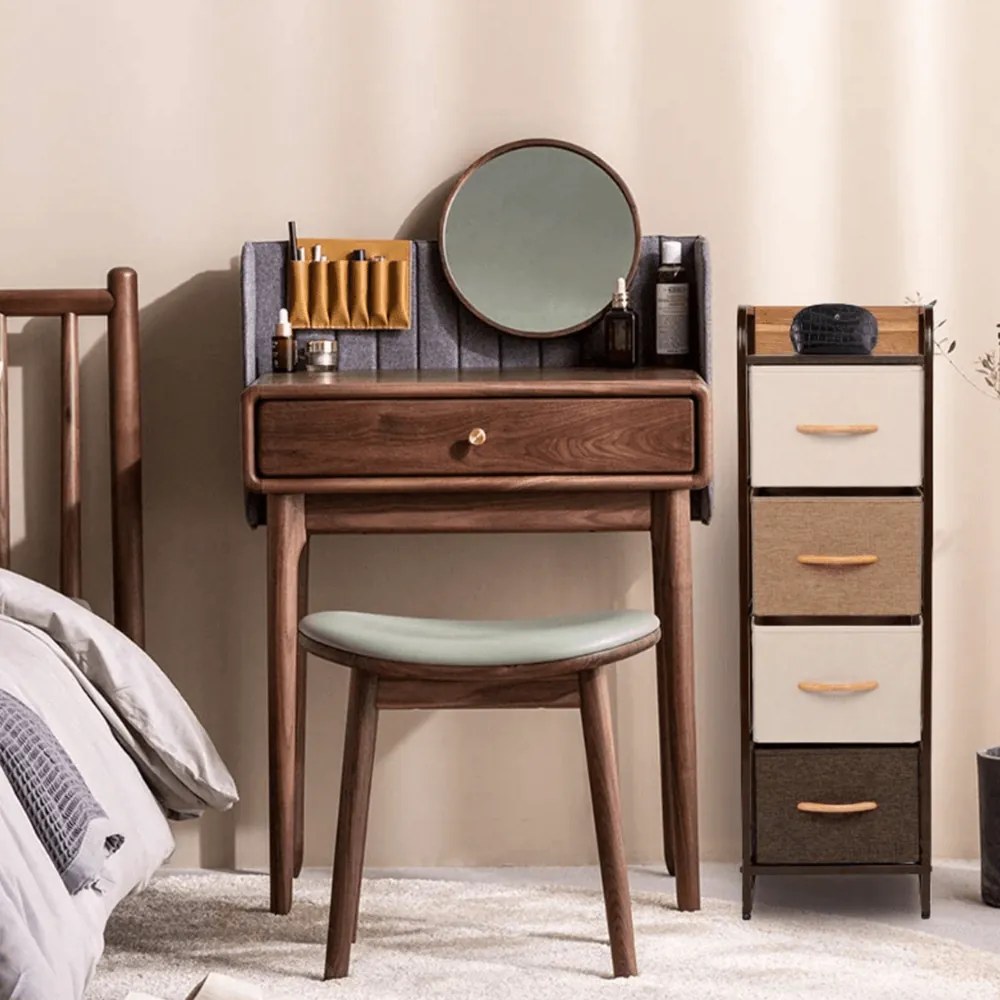 Komoda z szufladami z tkaniny HAZEL TYP 1, brązowy, L