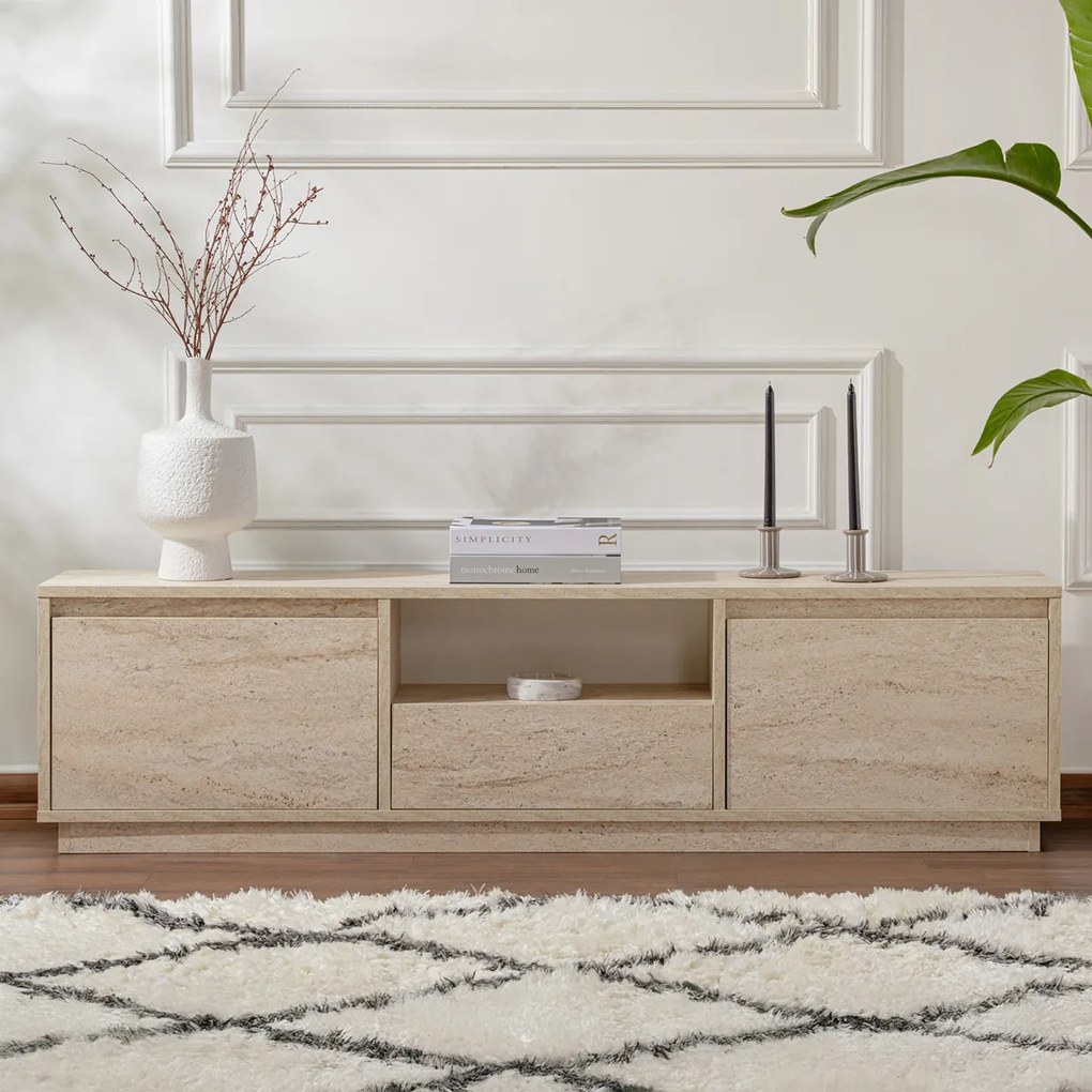 Stolik pod telewizor Vanguard Travertine
