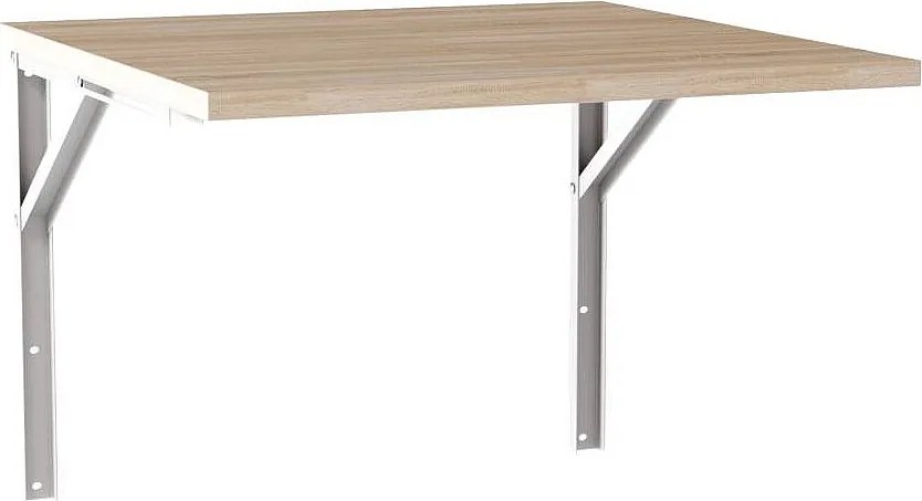 Stół rozkładany ścienny FLIP 68x68 cm Dąb Sonoma