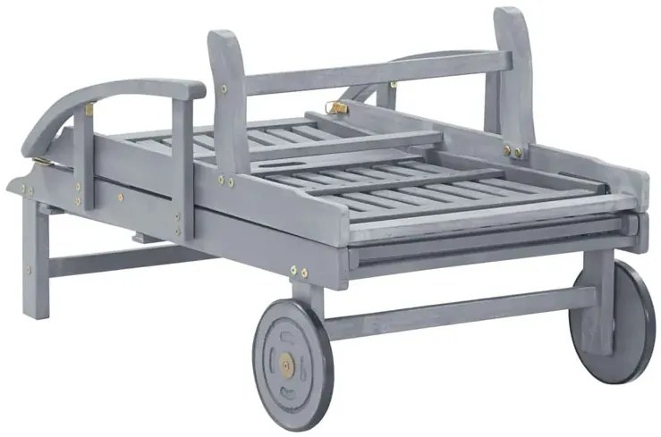 Granatowy ogrodowy leżak G6-B02