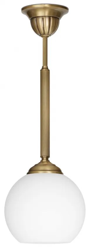 Lampa mosiężna z jedną kulą QV-S1C