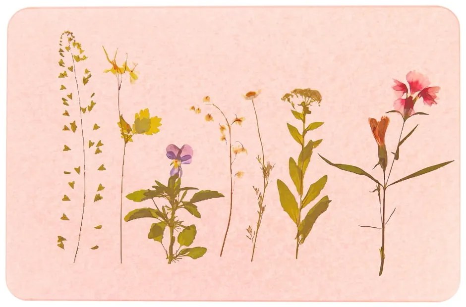 Różowy dywanik łazienkowy okrzemkowy (z diatomitu) 39x60 cm – Artsy Doormats