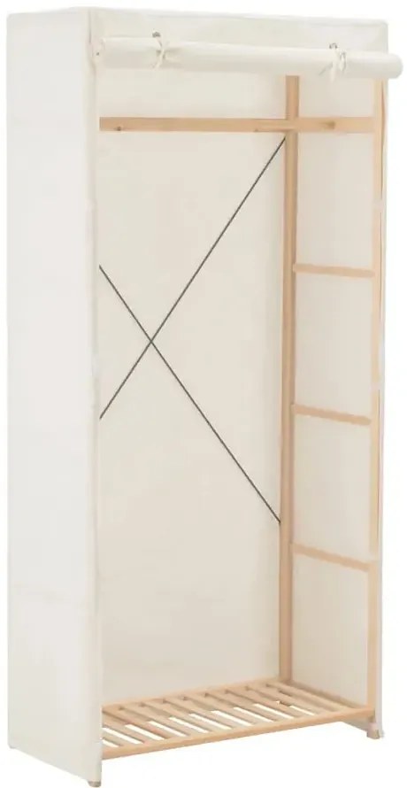 Szafa biała materiałowa z drążkiem E7-M22