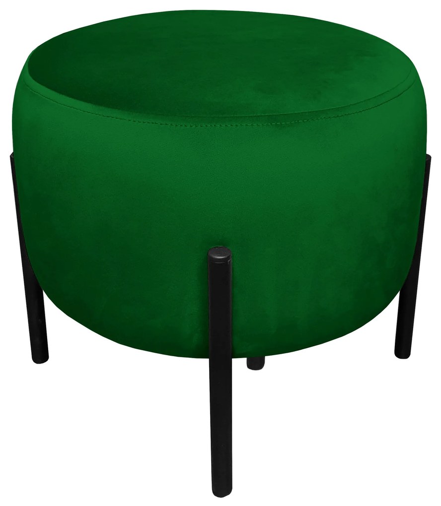 Pufa OLA LOFT ławka podnóżek metal MG25