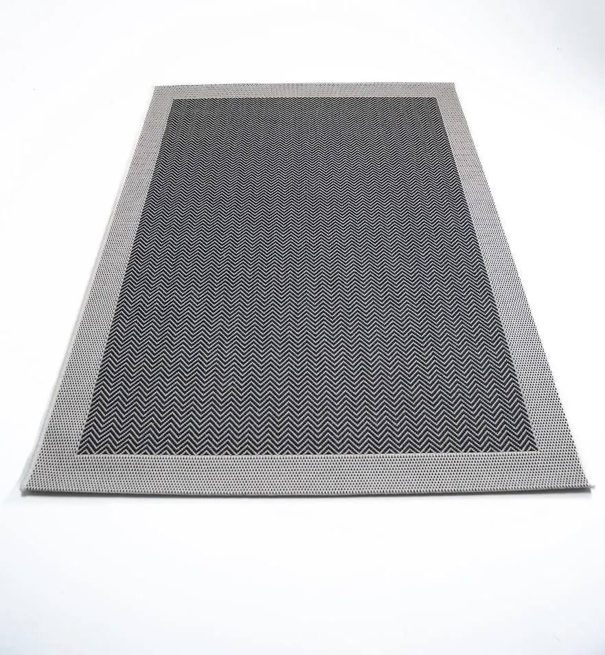 Dywan zewnętrzny Miovani czarny 80 cm x 250 cm