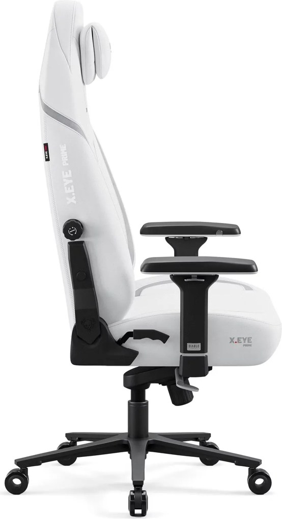 Fotel gamingowy materiałowy Diablo X-Eye Prime Normal Size, Ghosted White