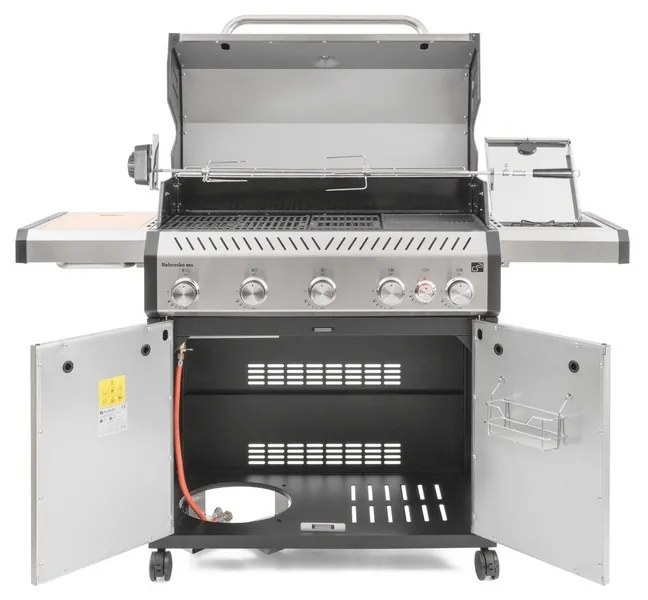 Grill gazowy G21 Nebraska BBQ Premium line, 6 palników + gratis reduktor ciśnienia