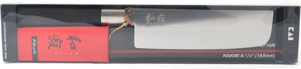 Kai Nakiri Nóż do warzyw Wasabi Black, 16,5 cm