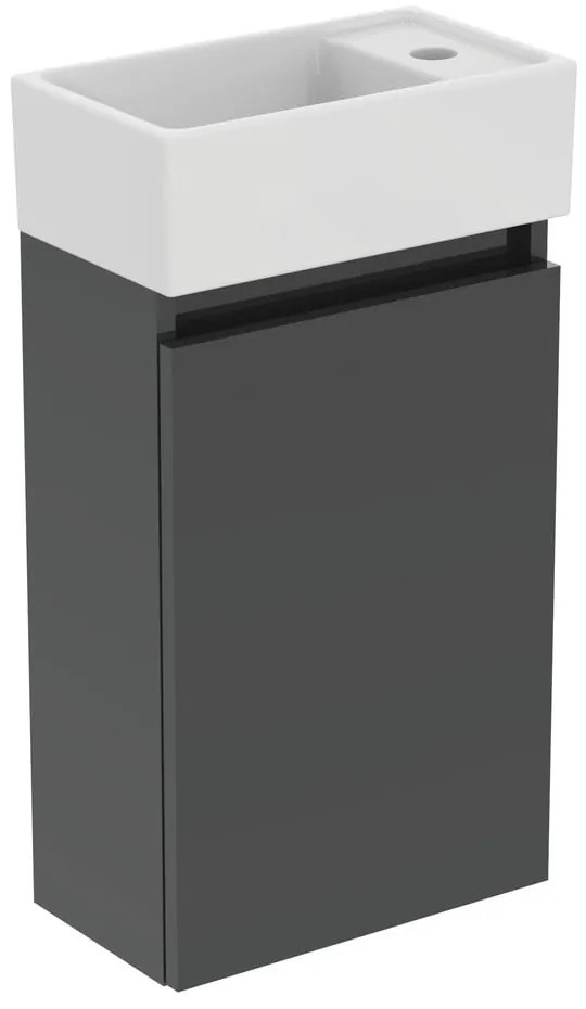 Szara wisząca szafka pod umywalkę 35x55 cm Eurovit+ – Ideal Standard