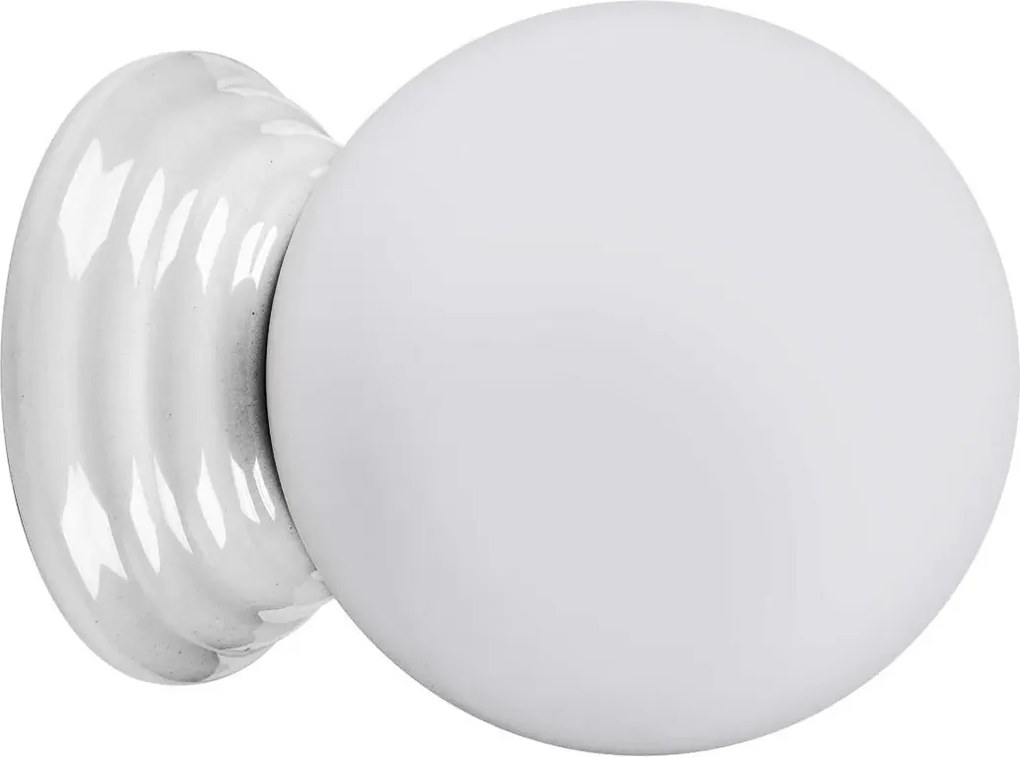 Biały minimalistyczny kinkiet szkalny - M164-Weskom R8-N35