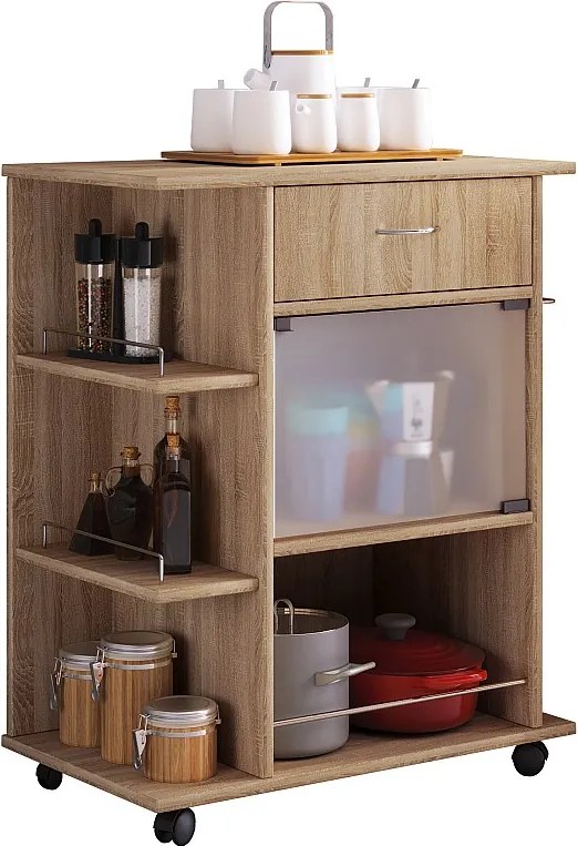 Wózek kuchenny serwujący wózek Rolls Pocis